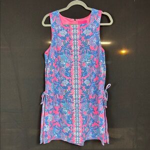 Lilly Pulitzer Pink and Blue Floral Jumpsuit